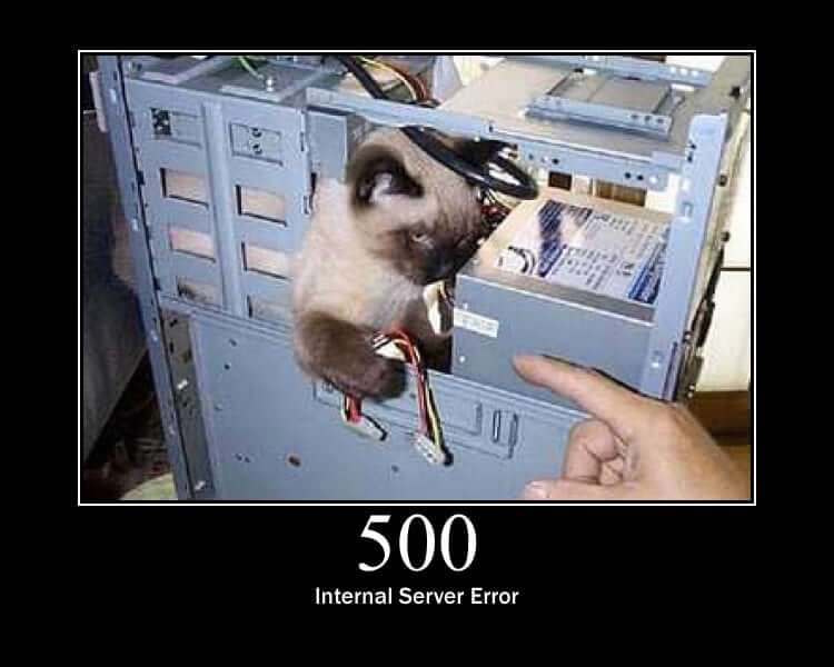 500 - Internal Server Error